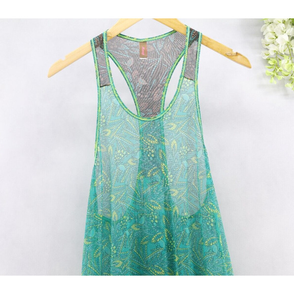 Maaji Women's Green Swimsuit Cover-Up Dress Beach Pool Sz S - Picture 4 of 11